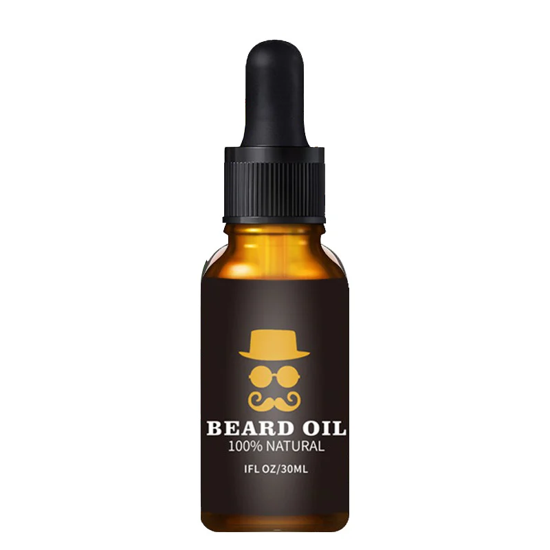 beard-oil-nourishing-moisturizing-styling-30ml-iss-pq75cghc-desc-7 30ml Beard Oil bottle with natural jojoba, argan and chamomile oils for men's facial hair care