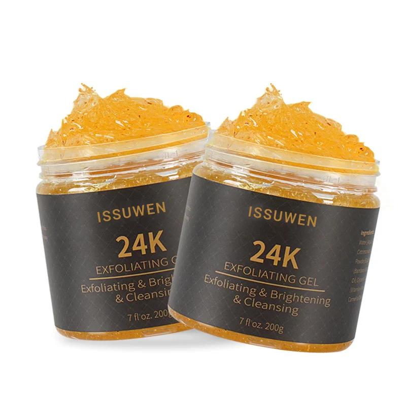 exfoliating-gel-deep-pore-cleanser-dead-skin-remover-iss-yzqg47xj-1 ISSUWEN 24K Gold Exfoliating Gel with Aloe Vera for Gentle Deep Cleansing and Smooth Skin
